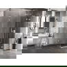 Mexen Lunar L кабина за душ десен панел 100 x 100 см, прозрачен, бял - 834L-100-100-20-00-P