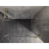 Mexen Lunar L душ кабина с въртяща се врата дясна 95 x 80 см, прозрачна, златиста четка - 834L-095-080-55-00-P