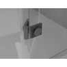 Mexen Lunar L Дуета душ кабина с отваряща се лява врата 90 x 80 см, прозрачен,