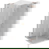 Mexen Lunar L душ кабина с панти дясна 80 x 80 см, прозрачно, четкана мед - 834L-080-080-65-00-P