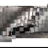 Mexen Lunar L душ кабина с панти дясна 80 x 80 см, прозрачно, четкана мед - 834L-080-080-65-00-P