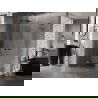 Mexen Lunar L Duo душ кабина с врати 110 x 80 см, прозрачна, gun metal - 834L-110L-080P-95-00