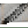 Mexen Roma душ кабина с отваряне 80 x 110 см, прозрачен, хром - 854-080-110-01-00