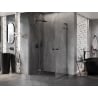Mexen Lunar L Duo душ кабина с врата 120 x 105 см, прозрачна, gun metal - 834L-120L-105P-95-00