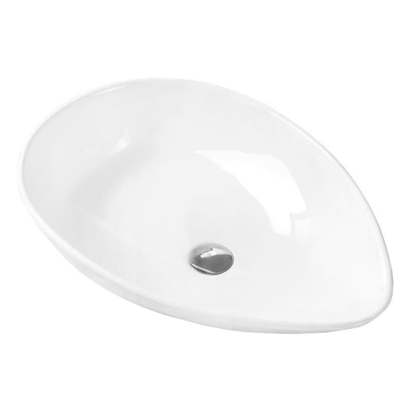 Mexen Livia умивалник върху плот 65 x 44 см, бял - 21416500