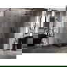 Mexen Lunar L душ кабина с панти, дясна 70 x 70 см, прозрачна, gun metal - 834L-070-070-95-00-P