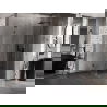 Mexen Lunar L душ кабина с панти, дясна 70 x 70 см, прозрачна, gun metal - 834L-070-070-95-00-P