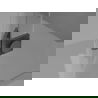Mexen Lunar L душ кабина с панти, дясна 70 x 70 см, прозрачна, gun metal - 834L-070-070-95-00-P