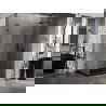 Mexen Lunar L кабина за душ с врата, дясна 75 x 70 см, прозрачна, gun metal - 834L-075-070-95-00-P