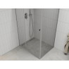 Mexen Roma душ кабина с отваряеми врати 100 x 80 см, прозрачна, хром - 854-100-080-01-00