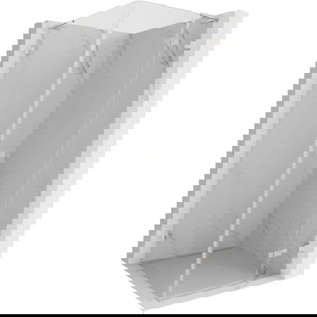 Mexen Lunar L душ кабина отваряща се вдясно 70 x 70 см, прозрачно, матиран никел - 834L-070-070-97-00-P