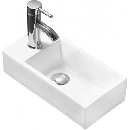 Mexen Inez плот умивалник десен 45 x 25 см, бял - 21434500R