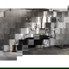 Mexen Lunar дясна отваряща се душ кабина 70 x 70 см, прозрачна, златна - 834-070-070-50-00-P