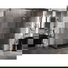 Mexen Lunar ъглова душ кабина дясна 75 x 70 см, прозрачно, изчеткана мед - 834-075-070-65-00-P