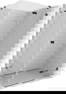 Mexen Lunar душ-кабина с врата отдясно 80 x 70 см, прозрачна, черна - 834-080-070-70-00-P