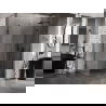 Mexen Lunar душ кабина врата дясна 85 x 80 см, прозрачна, черна - 834-085-080-70-00-P