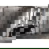 Mexen Lunar отваряща се душ кабина дясна 85 x 70 см, прозрачна, gun metal - 834-085-070-95-00-P