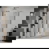 Mexen Roma душ кабина с врати 80 x 80 см, прозрачна, черна - 854-080-080-70-00