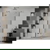 Mexen Roma душ кабина с врати 80 x 80 см, прозрачна, черна - 854-080-080-70-00