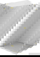 Mexen Lunar лява люлееща се душ кабина 95 x 80 см, прозрачна, златна