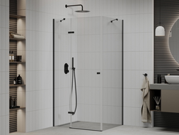 Mexen Рома 90 x 70 см, прозрачна, черна - 854-090-070-70-00