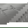 Mexen Lunar T лява врата душ кабина 130 x 70 cm, прозрачна, хром - 834T-130-070-01-00-L
