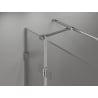 Mexen Lunar T ляво отваряща се душ кабина 135 x 70 см, прозрачна, хром - 834T-135-070-01-00-L