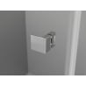 Душ кабина Mexen Lunar T, лява врата 110 x 80 см, прозрачна, хром - 834T-110-080-01-00-L