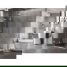 Mexen Lunar T лява душ кабина 135 x 70 см, прозрачна, бяла - 834T-135-070-20-00-L