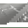 Mexen Lunar T лява душ кабина 135 x 70 см, прозрачна, бяла - 834T-135-070-20-00-L