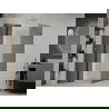 Mexen Roma кабина за душ с врати 80 x 80 см, графит, хром - 854-080-080-01-40