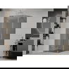 Mexen Roma кабина за душ с врати 80 x 80 см, графит, хром - 854-080-080-01-40