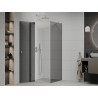 Mexen Roma отваряема душ кабина 90 x 90 см, графит, хром - 854-090-090-01-40