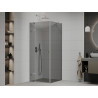 Mexen Roma отваряема душ кабина 90 x 90 см, графит, хром - 854-090-090-01-40