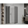 Mexen Roma душ кабина с вратички 100 x 100 см, графит, хром - 854-100-100-01-40