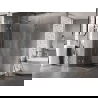 Mexen Lunar L Duo сгъваем душ кабина 120 x 120 cm, прозрачен, с четкан никел - 834L-120L-120P-97-00
