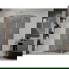 Mexen Roma душ кабина с отваряне 80 x 70 см, графит, хром - 854-080-070-01-40