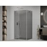 Mexen Roma душ кабина с отваряеми врати 80 x 90 см, графит, хром - 854-080-090-01-40