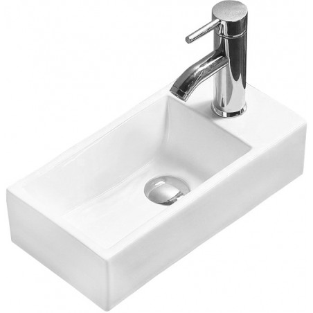 Mexen Inez лява стояща умивалник 40 x 20 см, бяла - 21484000L