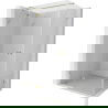 Mexen Lunar T душ кабина с лява врата 130 x 70 см, прозрачна, златна - 834T-130-070-50-00-L