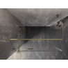 Mexen Lunar T лявата врата на душ кабината 110 x 80 см, прозрачна, златна
