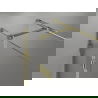 Mexen Lunar T лява душ кабина 110 x 80 см, прозрачна, златна - 834T-110-080-50-00-L