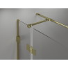 Mexen Lunar T лявата врата на душ кабината 110 x 80 см, прозрачна, златна