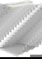 Mexen Lunar T душ кабина врата лява 125 x 80 см, прозрачна, златна - 834T-125-080-50-00-L
