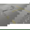 Mexen Lunar T душ кабина лява 130 x 90 см, прозрачна, злато мат - 834T-130-090-55-00-L