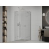 Mexen Roma Duo сгъваема душ кабина 120 x 120 см, прозрачна, хром - 854-120-120-02-00