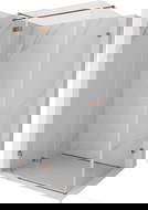 Mexen Lunar T сгъваема душ кабина лява 140 x 100 см, прозрачно, розово злато - 834T-140-100-60-00-L