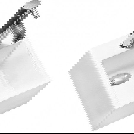 Mexen Inez мивка за плот вдясно 40 x 20 см, бяла - 21484000R