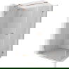 Mexen Lunar T лява душ кабина с прозрачни врати 130 x 90 см, матирана мед - 834T-130-090-65-00-L