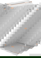 Mexen Lunar T лява душ кабина 140 x 90 cm, прозрачна, матиран месинг - 834T-140-090-65-00-L